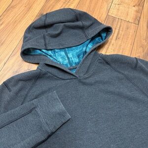 Lululemon Pave Pullover Hoodie Dark Gray Men’s Size Large Casual Athleisure EUC